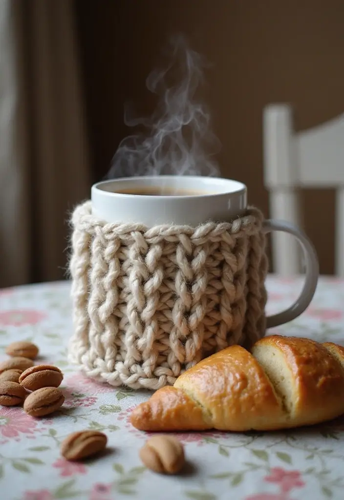30 Fun and Easy Crochet Projects for Beginners You Can Finish in One Weekend - 11. Crochet Cup Cozies