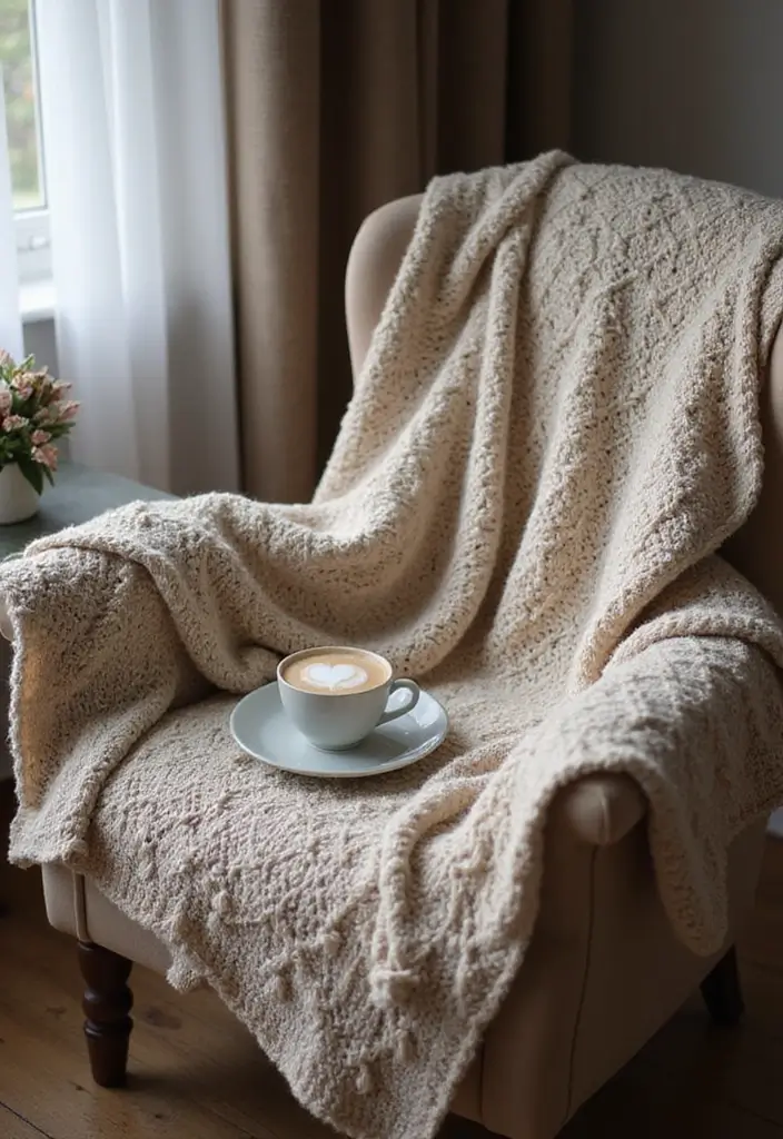 30 Fun and Easy Crochet Projects for Beginners You Can Finish in One Weekend - 4. Snuggly Crochet Blanket