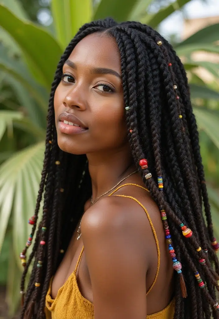 30 Stunning Crochet Hairstyles for Black Women to Inspire Your Next Protective Style - 1. Bohemian Box Braids