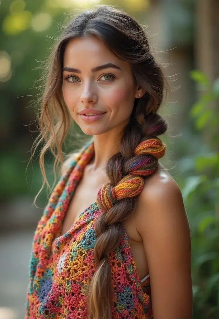 30 Stunning Crochet Hairstyles for Black Women to Inspire Your Next Protective Style - 15. Crochet Scarf Braid