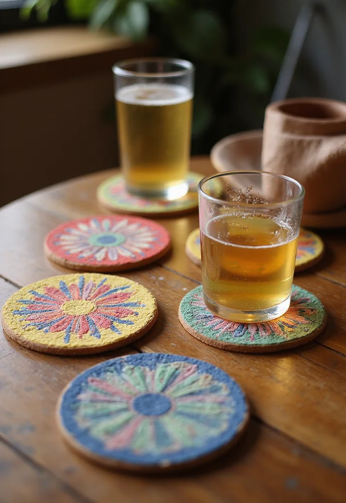 A Complete Guide to Using a C2C Crochet Pattern Free for Beginners, Featuring 23 Inspiring Visual References - 4. Fun C2C Coasters