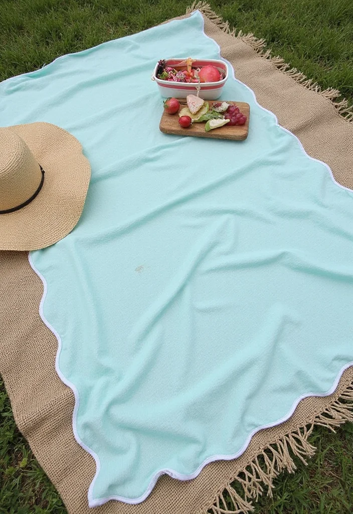 A Friendly Guide to Crochet Borders for Blankets: 18 Stylish Craft Inspirations - 10. Wavy Edge