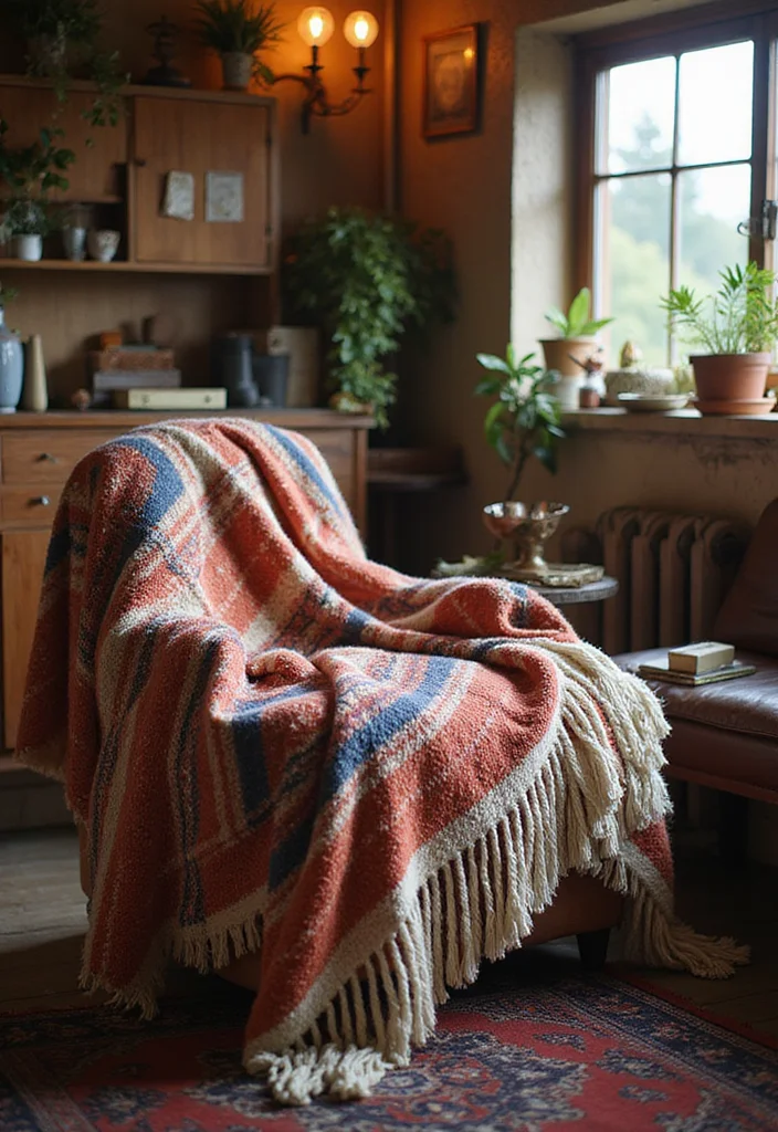 A Friendly Guide to Crochet Borders for Blankets: 18 Stylish Craft Inspirations - 18. Knotty Fringe Edge