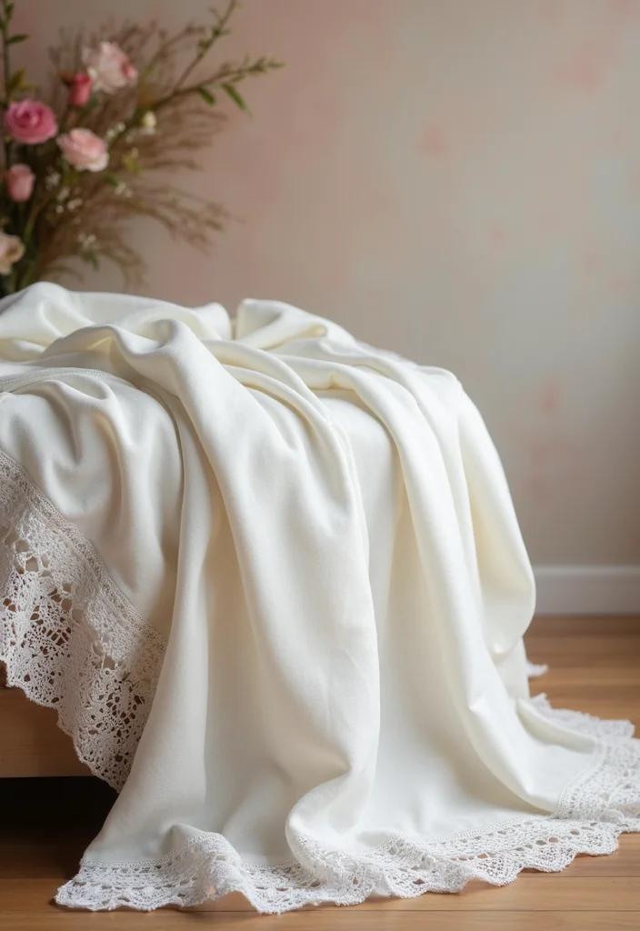 A Friendly Guide to Crochet Borders for Blankets: 18 Stylish Craft Inspirations - 4. Delicate Lace Edge