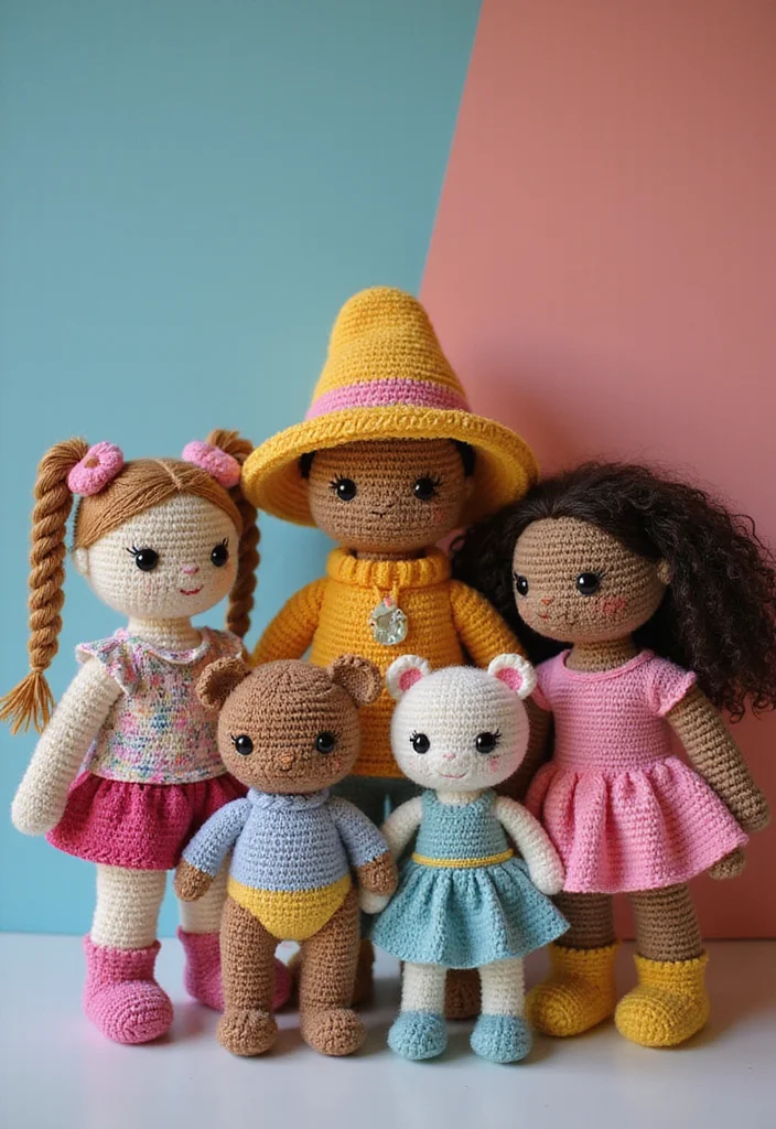 Complete Guide to Crochet Dolls Free Patterns with 19 Fun and Charming Inspirations - 11. Personalized Doll Outfits