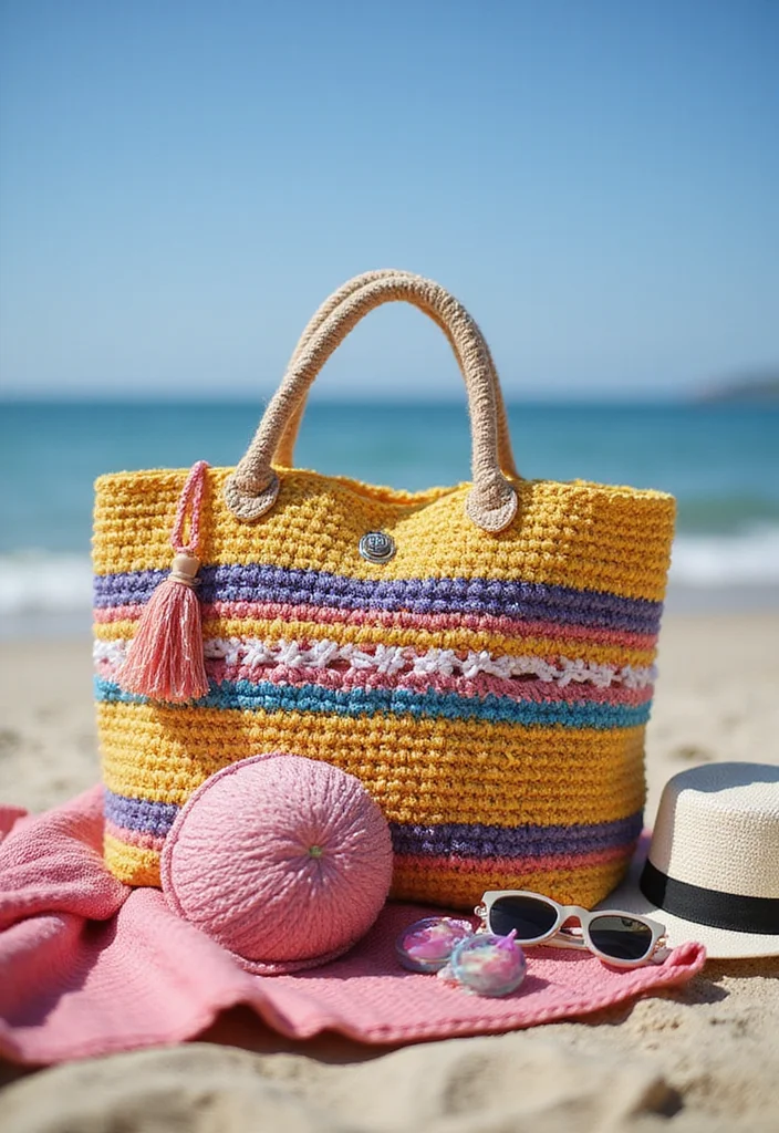 Complete Guide to Crochet Dolls Free Patterns with 19 Fun and Charming Inspirations - 14. Crochet Doll Tote Bags