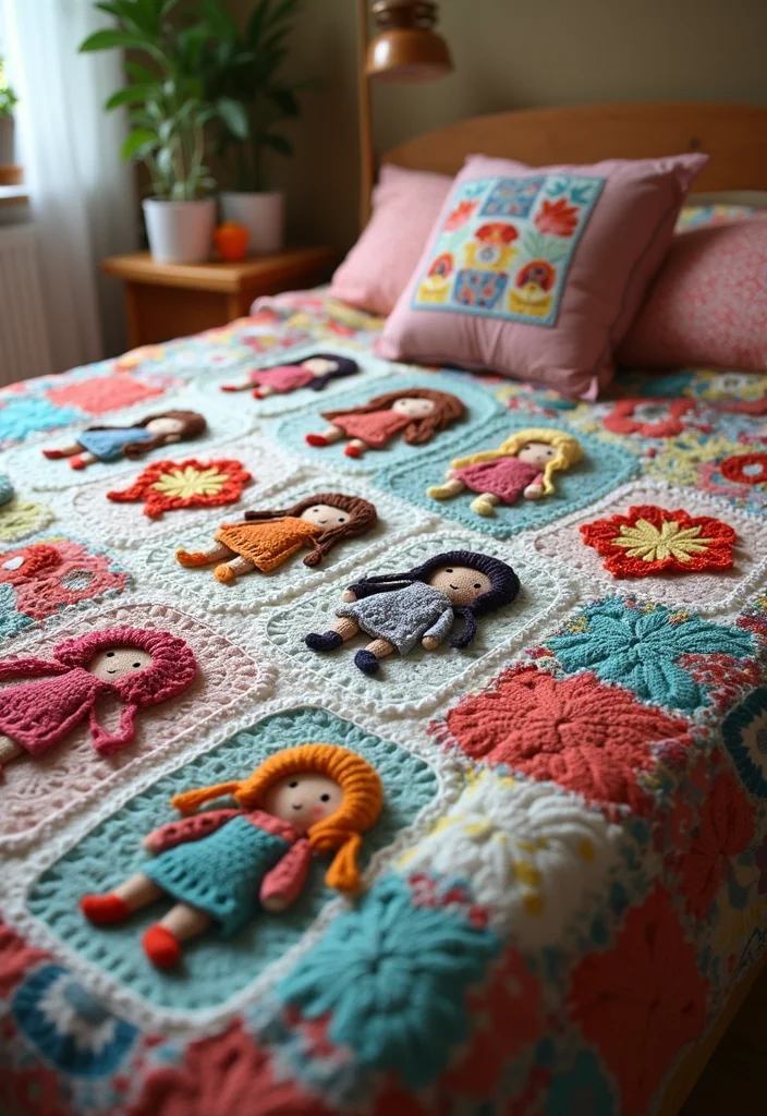 Complete Guide to Crochet Dolls Free Patterns with 19 Fun and Charming Inspirations - 16. Doll-Themed Quilts