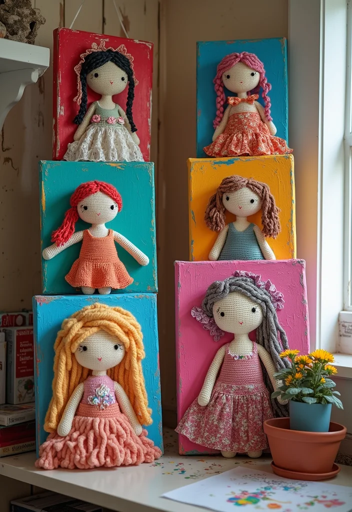 Complete Guide to Crochet Dolls Free Patterns with 19 Fun and Charming Inspirations - 17. Doll-Themed Art