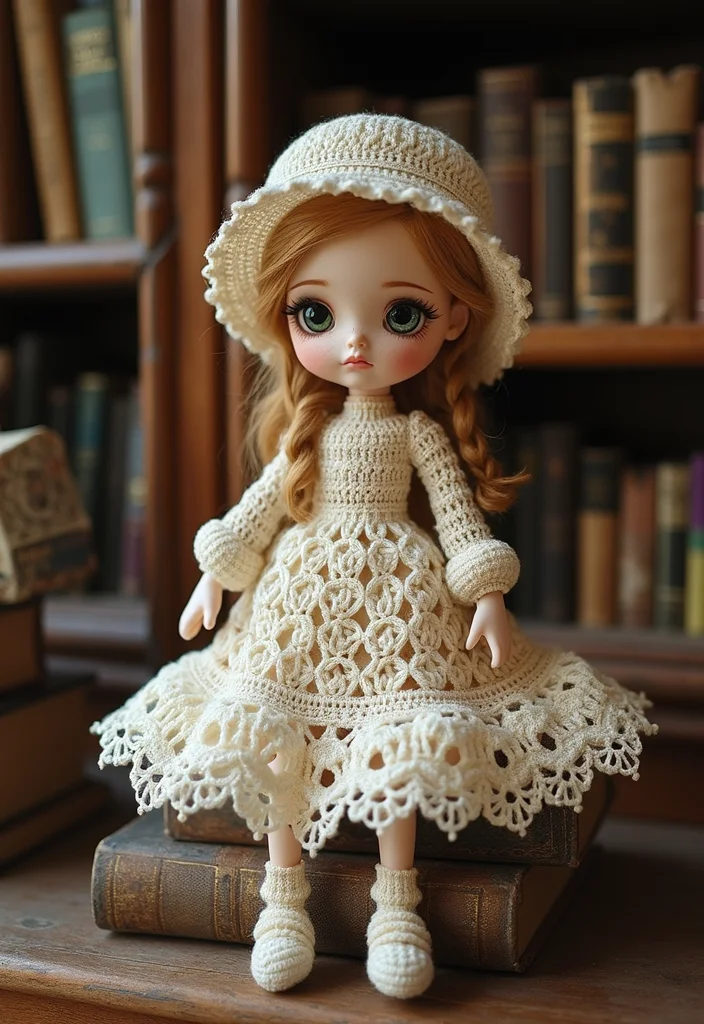 Complete Guide to Crochet Dolls Free Patterns with 19 Fun and Charming Inspirations - 3. Vintage-Style Crochet Doll