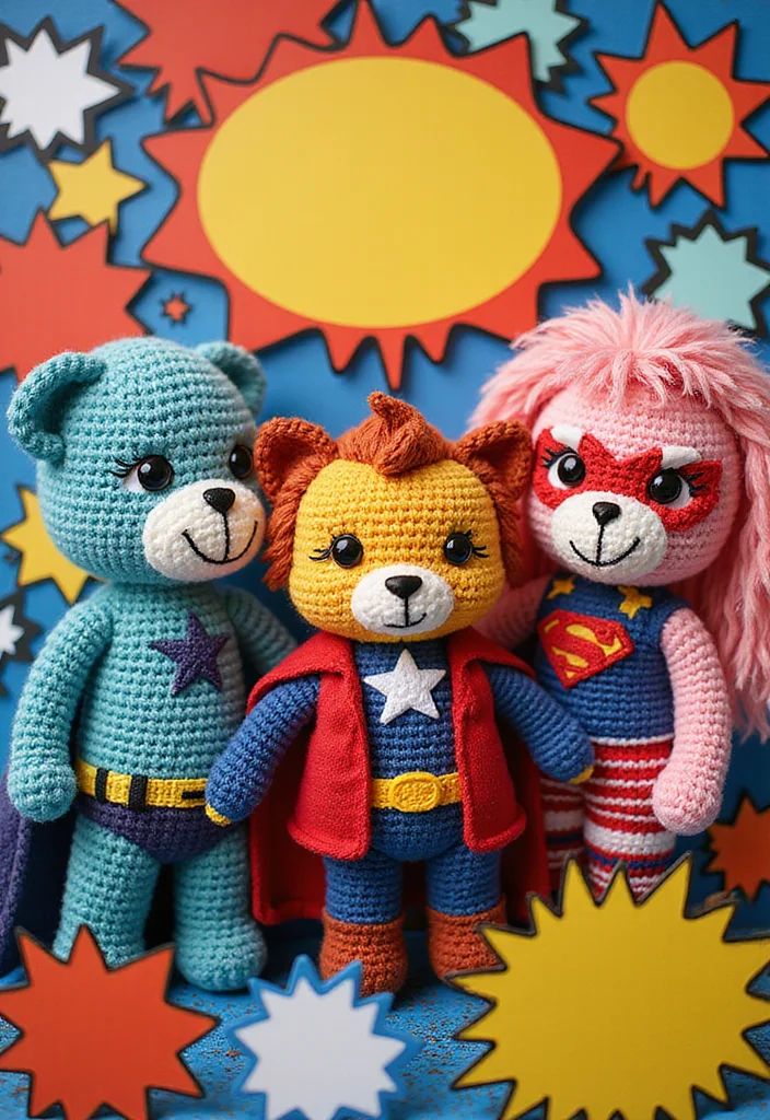Complete Guide to Crochet Dolls Free Patterns with 19 Fun and Charming Inspirations - 4. Superhero Amigurumi