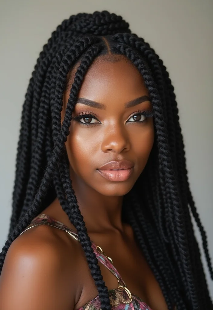 Complete Guide to Crochet Hair Styles Freetress Featuring 19 Trendy Inspirations - 11. Crochet Hair with Decorative Cornrows