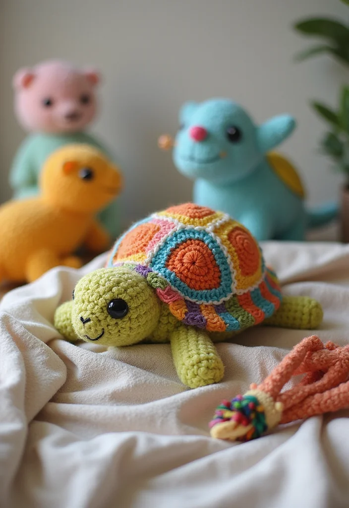 Complete Guide to Crochet Turtle Pattern Free with 19 Fun Craft Inspirations - 1. Adorable Crochet Turtle Plushie
