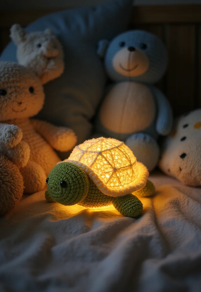 Complete Guide to Crochet Turtle Pattern Free with 19 Fun Craft Inspirations - 14. Turtle Night Light Cover