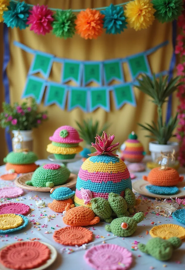 Complete Guide to Crochet Turtle Pattern Free with 19 Fun Craft Inspirations - 15. Turtle Party Decorations