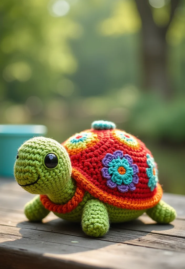 Complete Guide to Crochet Turtle Pattern Free with 19 Fun Craft Inspirations - 19. Eco-Friendly Turtle Lunch Bag