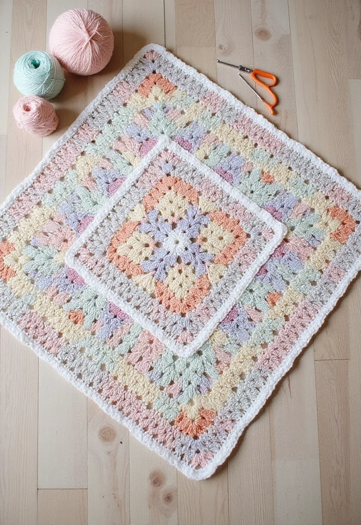 Complete Guide to Easy Crochet Baby Blanket: Showcasing 17 Soft and Cozy Inspirations - 1. Classic Granny Square Blanket