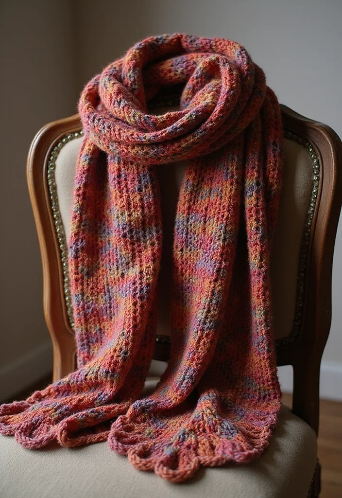 Complete Guide to Magic Ring Crochet Tutorial: Showcasing 19 Clear Visual Inspirations - 10. Lovely Scarves