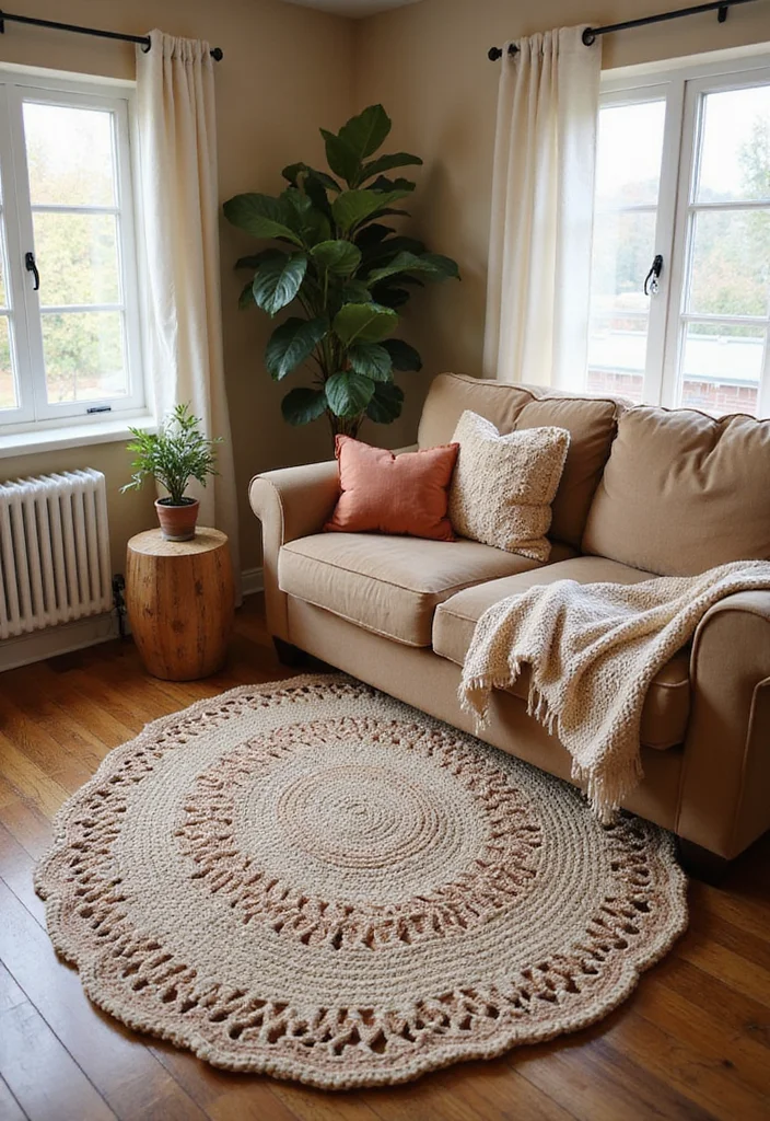 Complete Guide to Magic Ring Crochet Tutorial: Showcasing 19 Clear Visual Inspirations - 15. Unique Rugs