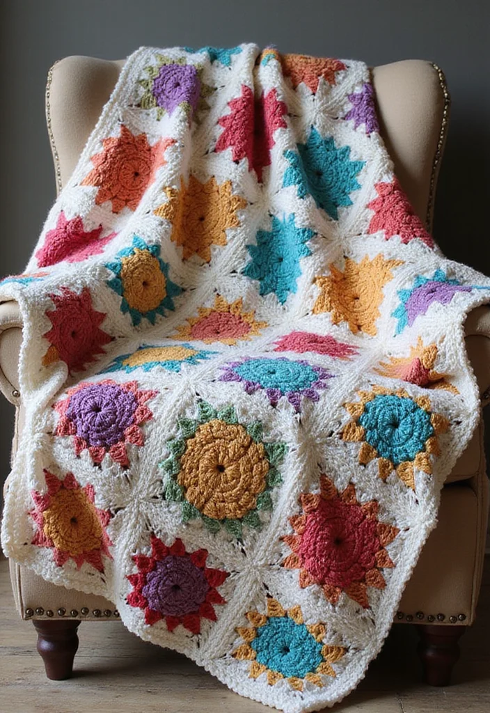 Complete Guide to Magic Ring Crochet Tutorial: Showcasing 19 Clear Visual Inspirations - 4. Cozy Blankets