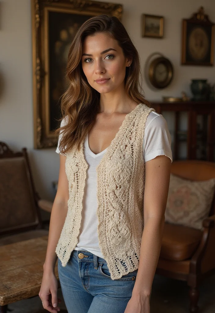 Comprehensive Guide to Crochet Vest Pattern Free Featuring 18 Modern Inspirations - 11. Vintage-Inspired Vest