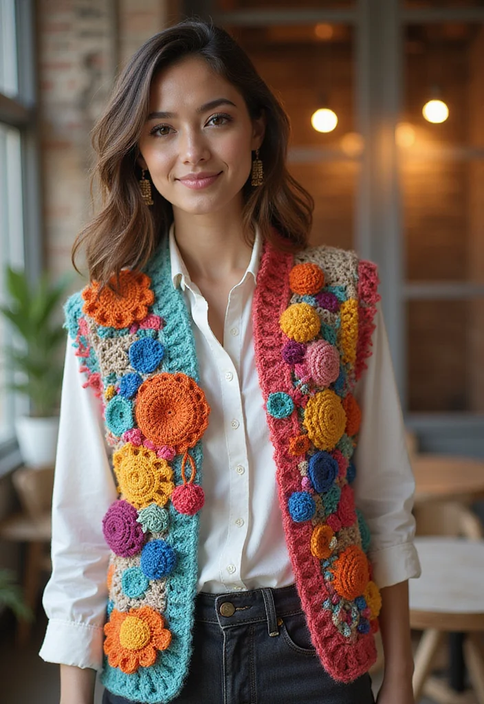 Comprehensive Guide to Crochet Vest Pattern Free Featuring 18 Modern Inspirations - 16. Layered Look Vest