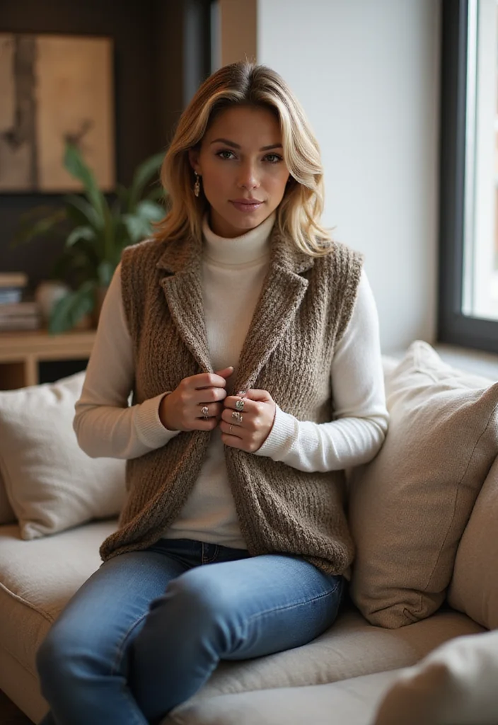 Comprehensive Guide to Crochet Vest Pattern Free Featuring 18 Modern Inspirations - 8. Oversized Cardi-Vest