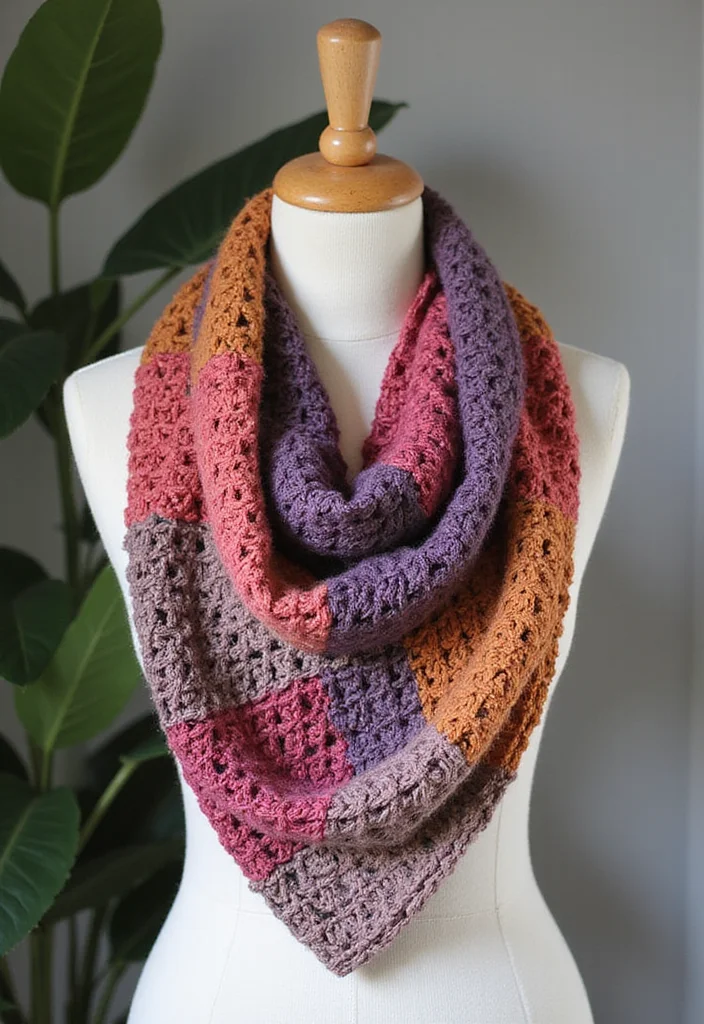 Comprehensive Guide to Easy Tapestry Crochet Patterns Featuring 20 Creative Inspirations - 14. Unique Crochet Scarves