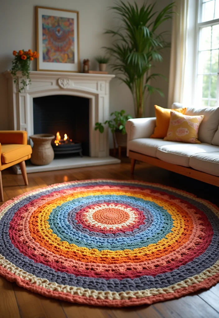 Comprehensive Guide to Easy Tapestry Crochet Patterns Featuring 20 Creative Inspirations - 19. Creative Crochet Rugs