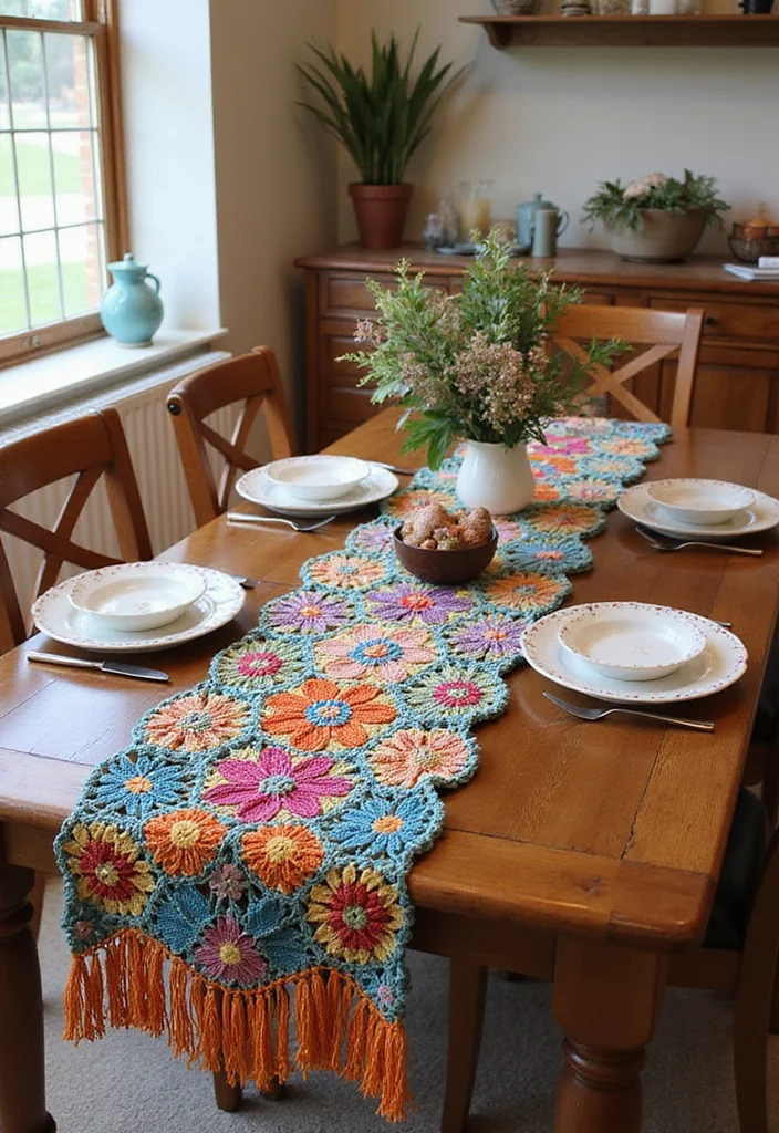 Comprehensive Guide to Easy Tapestry Crochet Patterns Featuring 20 Creative Inspirations - 6. Stylish Table Runners