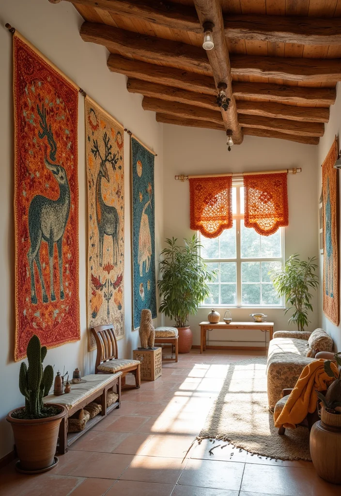 Comprehensive Guide to Easy Tapestry Crochet Patterns Featuring 20 Creative Inspirations - 8. Charming Wall Banners