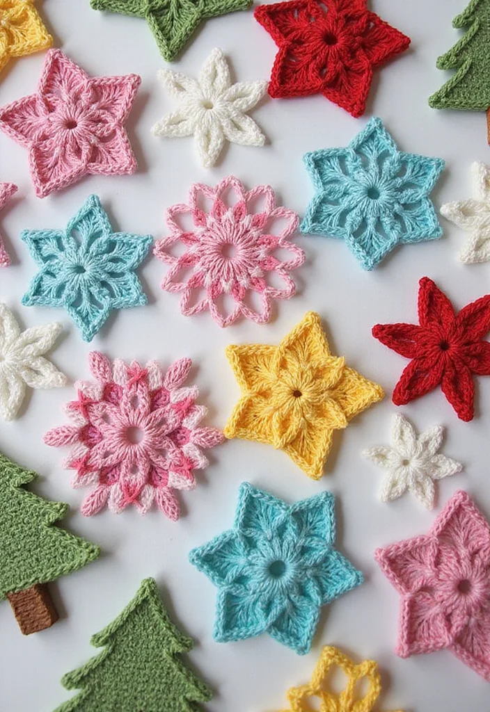 Essential Guide to Christmas Crochet Patterns: 19 Festive Inspirations - 1. Charming Crochet Ornaments