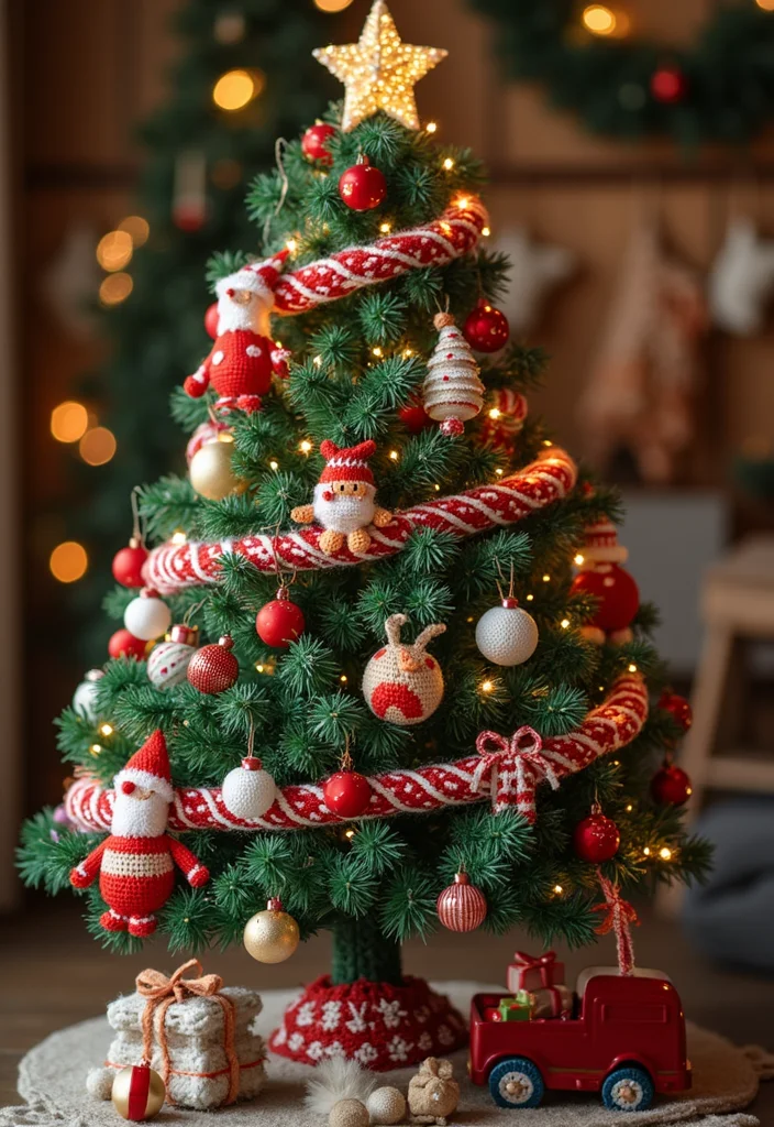 Essential Guide to Christmas Crochet Patterns: 19 Festive Inspirations - 16. Festive Crochet Tree Decorations