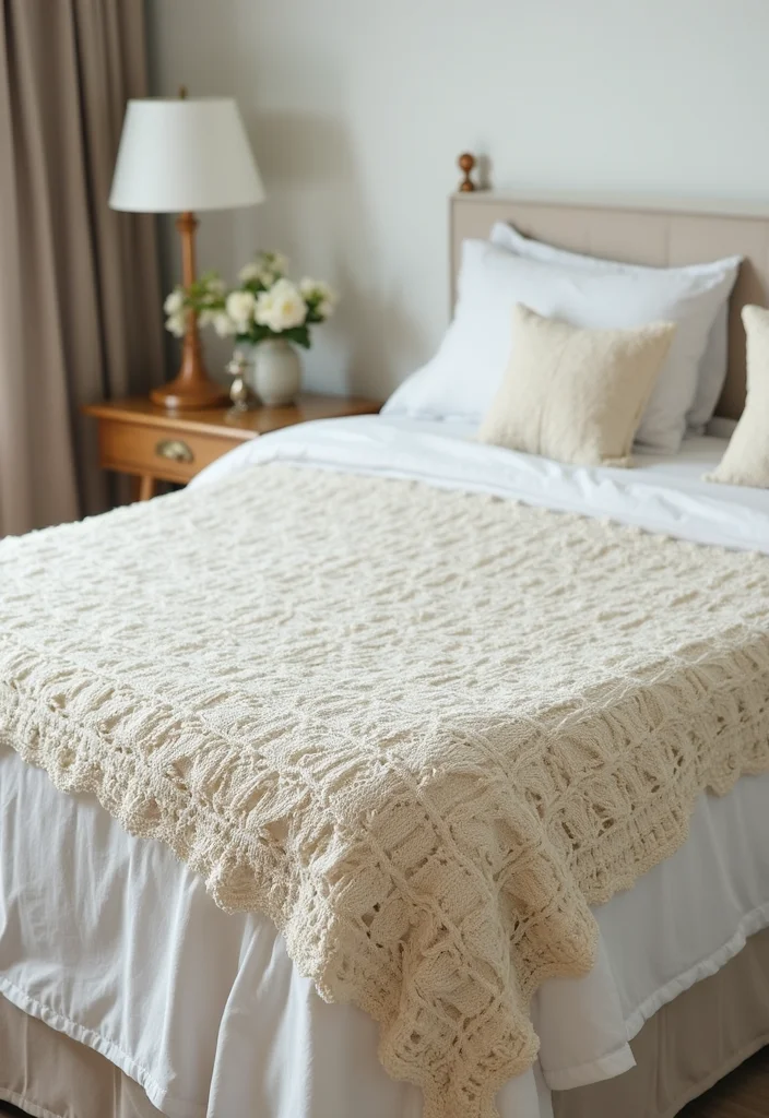 Essential Guide to Crochet Afghan Patterns Free: 20 Cozy Craft Inspirations - 10. The Lacy Delight