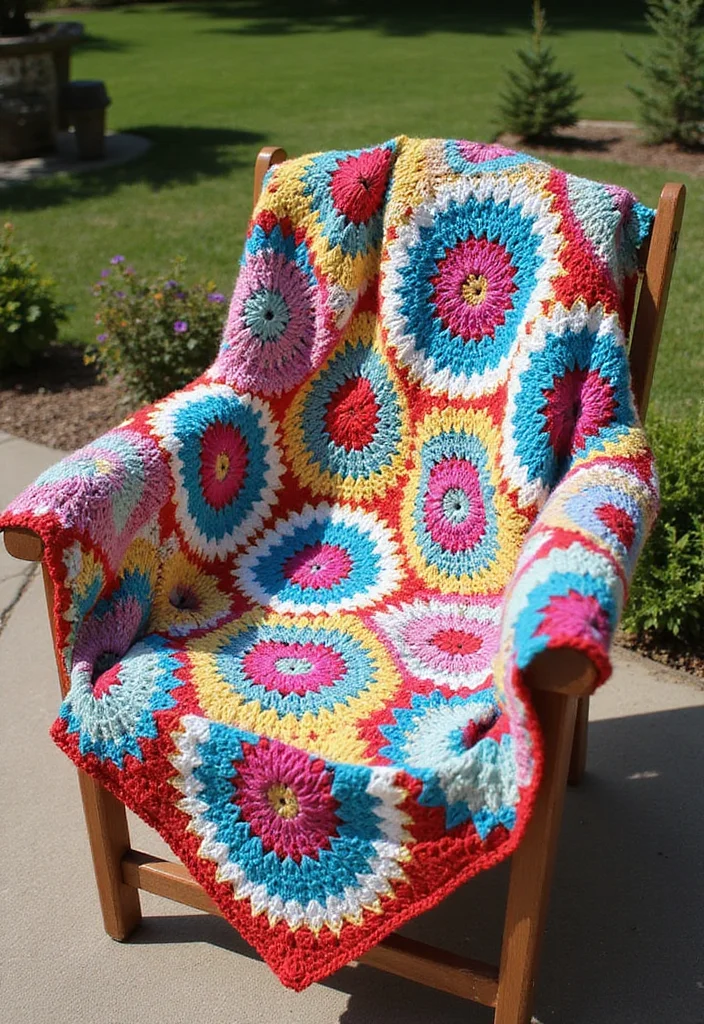 Essential Guide to Crochet Afghan Patterns Free: 20 Cozy Craft Inspirations - 18. The Mosaic Afghan