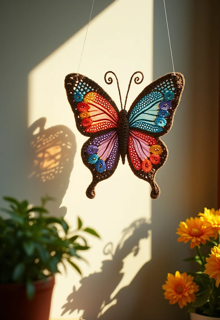 Essential Guide to Crochet Butterfly Free Pattern: Showcasing 20 Colorful Inspirations - 14. Suncatchers