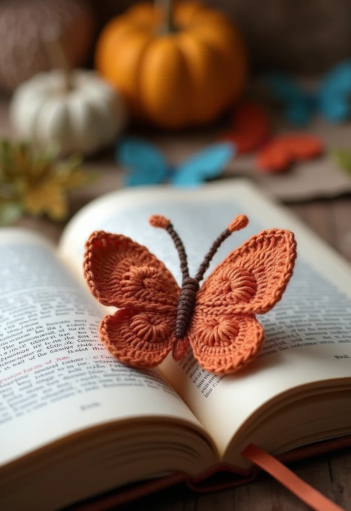 Essential Guide to Crochet Butterfly Free Pattern: Showcasing 20 Colorful Inspirations - 17. Butterfly Bookmark