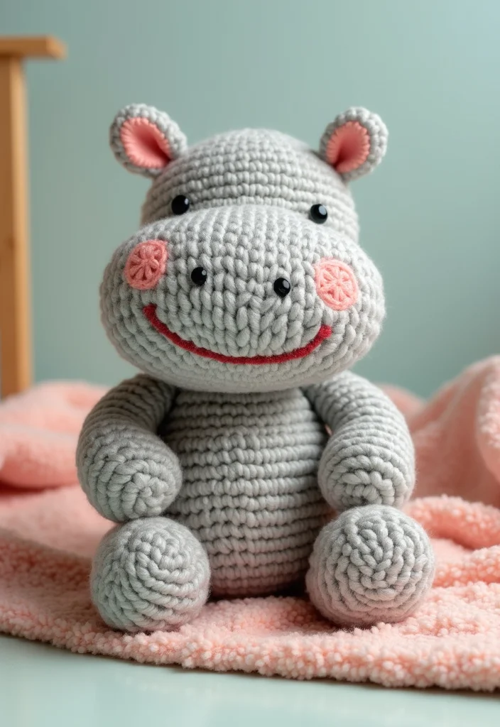 Essential Guide to Crochet Lovey Free Pattern Showcasing 17 Sweet Inspirations - 15. Happy Hippo Lovey