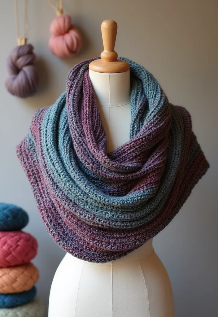 Essential Guide to Crochet Shrug Pattern Free with 17 Cozy Craft Inspirations - 16. Infinity Shrug Pattern