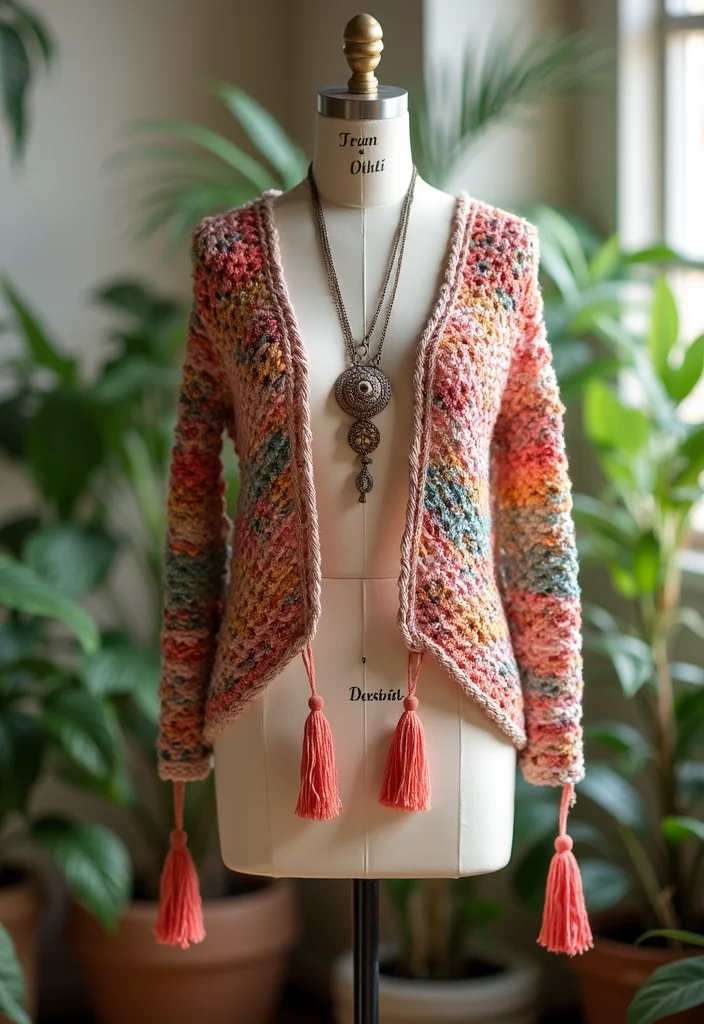 Essential Guide to Crochet Shrug Pattern Free with 17 Cozy Craft Inspirations - 2. Boho Chic Shrug