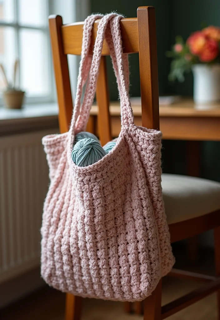 Essential Guide to Easy Beginner Crochet Patterns Featuring 19 Simple Inspirations - 11. Simple Crochet Bag
