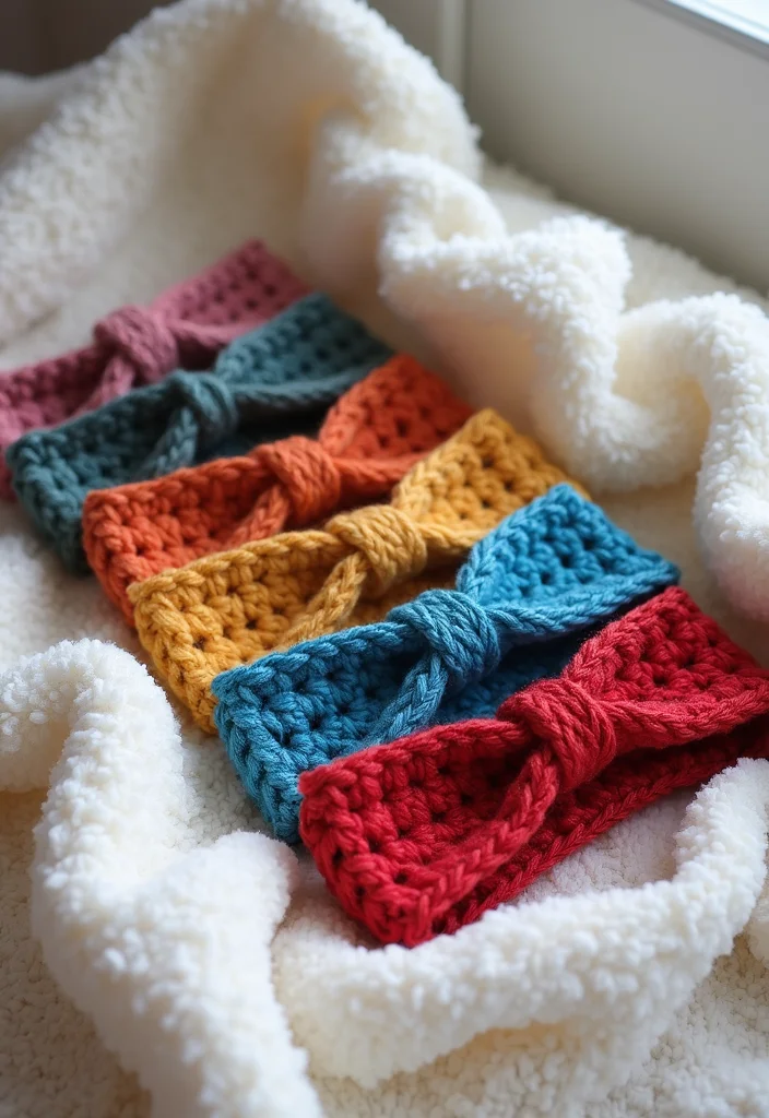 Essential Guide to Easy Beginner Crochet Patterns Featuring 19 Simple Inspirations - 12. Fun Crochet Headbands