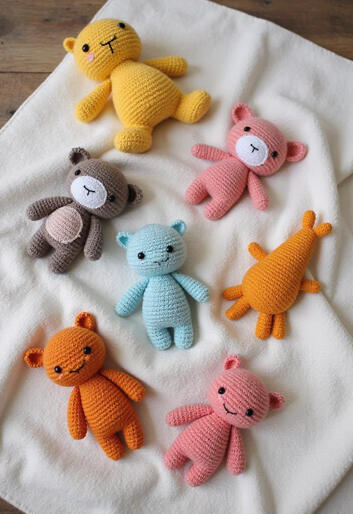 Essential Guide to Easy Beginner Crochet Patterns Featuring 19 Simple Inspirations - 19. Whimsical Crochet Toys
