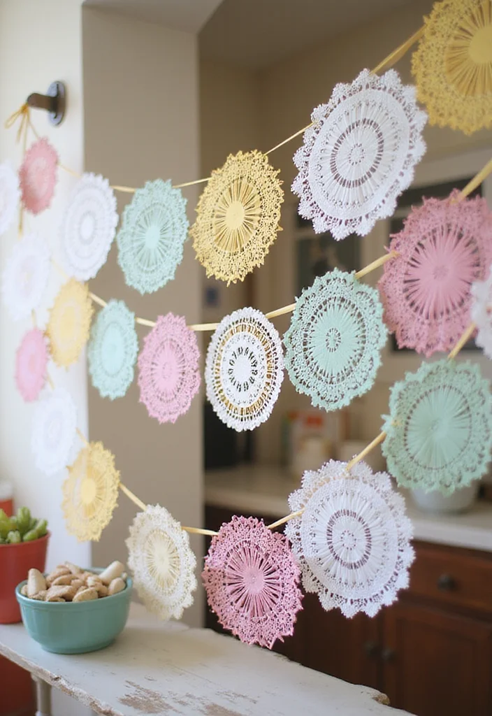 Essential Guide to Free Crochet Doily Patterns with 17 Delicate Craft Inspirations - 17. Decorative Doily Banner