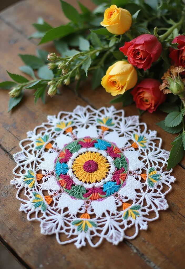 Essential Guide to Free Crochet Doily Patterns with 17 Delicate Craft Inspirations - 3. Floral Motif Doily