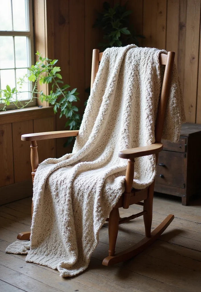 Friendly Guide to Crochet Blanket Patterns Free Featuring 19 Creative Inspirations - 15. Farmhouse Charm Blanket