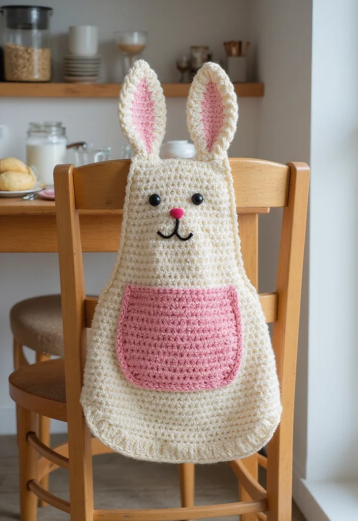 Friendly Guide to Crochet Bunny Pattern Free: Showcasing 19 Adorable Inspirations - 10. Bunny Apron