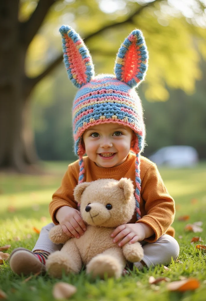 Friendly Guide to Crochet Bunny Pattern Free: Showcasing 19 Adorable Inspirations - 12. Bunny Hats