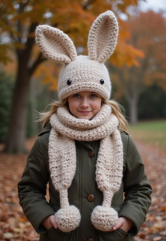 Friendly Guide to Crochet Bunny Pattern Free: Showcasing 19 Adorable Inspirations - 15. Bunny Scarves