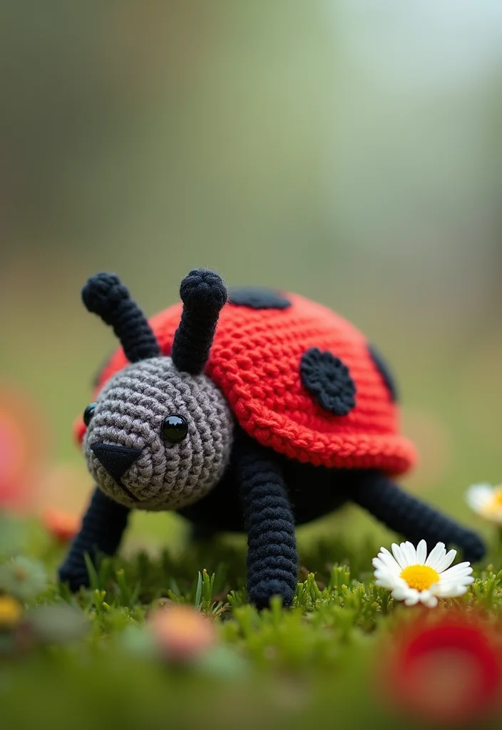 Friendly Guide to Crochet Plushies Pattern Free with 20 Cute Craft Inspirations - 13. Lovely Ladybug