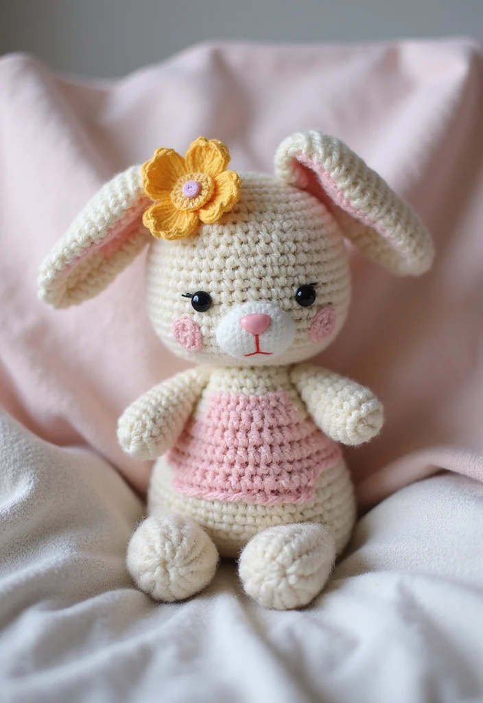 Friendly Guide to Crochet Plushies Pattern Free with 20 Cute Craft Inspirations - 2. Charming Bunny